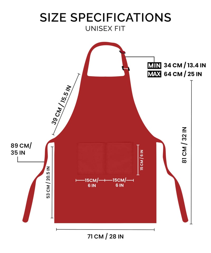 Utopia Kitchen 2 Pack Bib Apron, Adjustable with 2 Pockets, Water and Oil Resistant, Cooking Kitchen Chef Apron for Women Men - Image 2